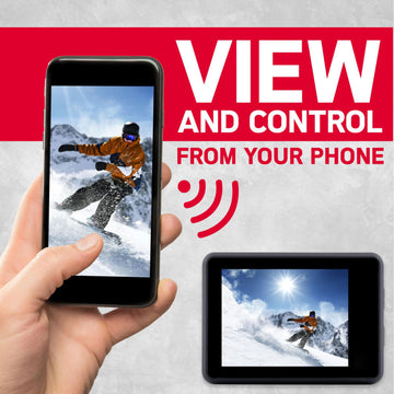 agfaphoto 4k ultra hd action cam can be controlled from your phone
